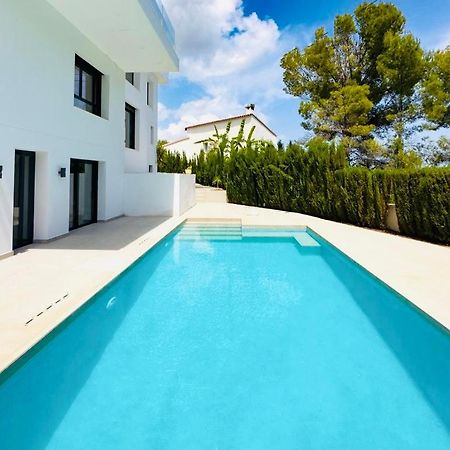 Calpe Villa Lujo Playa Piscina Jardin Barbacoa Ideal Familias Y Grupos Bagian luar foto