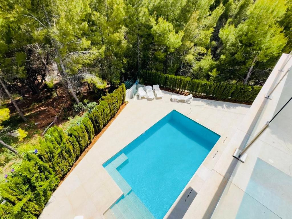 Calpe Villa Lujo Playa Piscina Jardin Barbacoa Ideal Familias Y Grupos Bagian luar foto